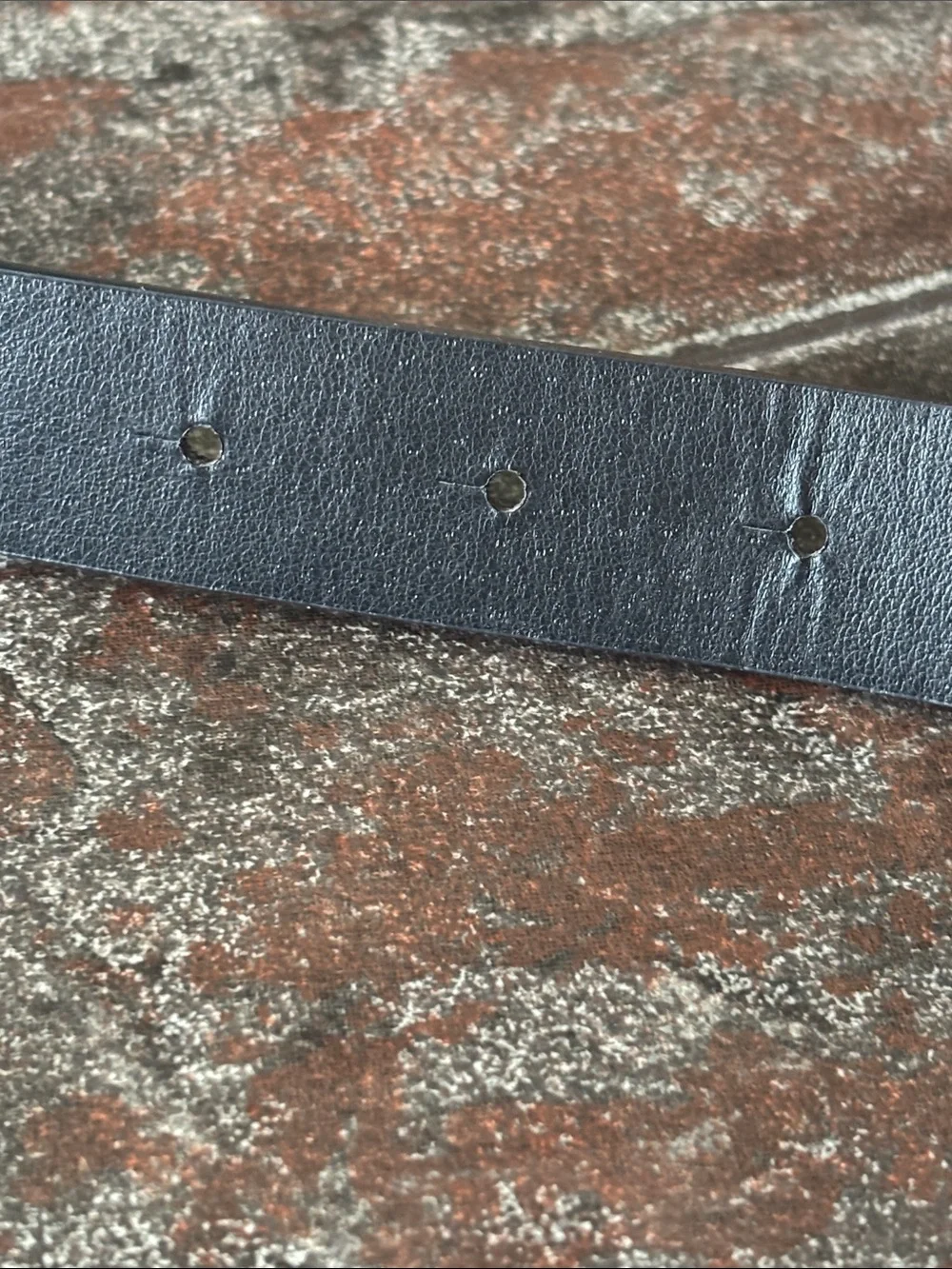 bebe Black Belt with Gold Double-Ring Buckle